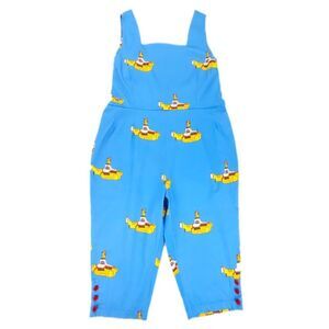 NWT Sarsparilly Beneath The Waves Jumpsuit Yellow Submarine Beatles Novelty 4X